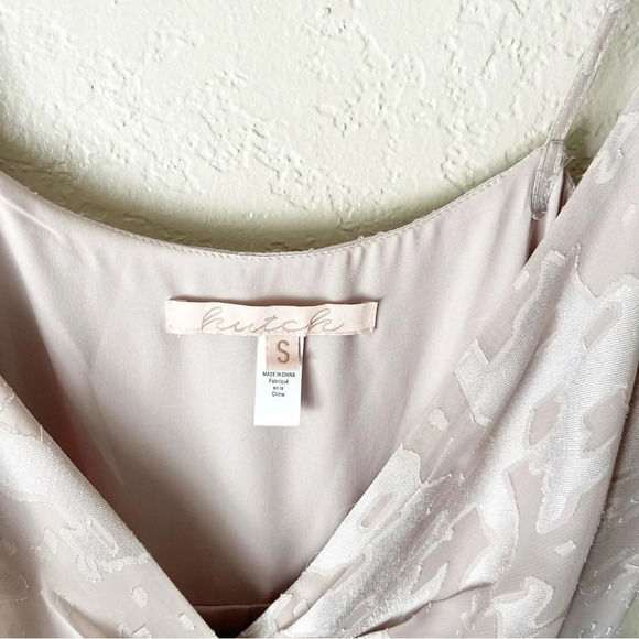 ANTHROPOLOGIE BHLDN Hutch Alden Wrap Maxi Dress Gown in Dove Grey S - Picture 12 of 13